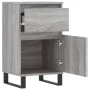 Sideboards 2 units engineered wood Sonoma grey 40x35x70 cm by vidaXL, Sideboards - Ref: Foro24-831177, Price: 102,77 €, Disco...
