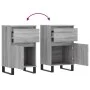 Sideboards 2 units engineered wood Sonoma grey 40x35x70 cm by vidaXL, Sideboards - Ref: Foro24-831177, Price: 102,77 €, Disco...
