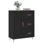 Schwarzes Sideboard aus Holzwerkstoff, 69,5 x 34 x 90 cm von vidaXL, Sideboards - Ref: Foro24-830229, Preis: 99,00 €, Rabatt: %