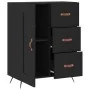 Black engineered wood sideboard 69.5x34x90 cm by vidaXL, Sideboards - Ref: Foro24-830229, Price: 97,18 €, Discount: %