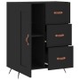 Schwarzes Sideboard aus Holzwerkstoff, 69,5 x 34 x 90 cm von vidaXL, Sideboards - Ref: Foro24-830229, Preis: 99,00 €, Rabatt: %