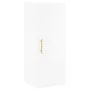Bright white wall cabinet 34.5x34x90 cm by vidaXL, Sideboards - Ref: Foro24-828846, Price: 50,13 €, Discount: %