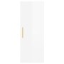 Glänzend weißer Wandschrank 34,5x34x90 cm von vidaXL, Sideboards - Ref: Foro24-828846, Preis: 50,81 €, Rabatt: %