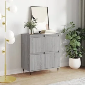 Sonoma Sideboard aus grauem Sperrholz 60x35x70 cm von vidaXL, Sideboards - Ref: Foro24-831210, Preis: 67,42 €, Rabatt: %