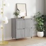 Sonoma Sideboard aus grauem Sperrholz 60x35x70 cm von vidaXL, Sideboards - Ref: Foro24-831210, Preis: 70,11 €, Rabatt: %