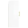 Glänzend weißer Wandschrank 34,5x34x90 cm von vidaXL, Sideboards - Ref: Foro24-828846, Preis: 50,37 €, Rabatt: %