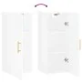 Bright white wall cabinet 34.5x34x90 cm by vidaXL, Sideboards - Ref: Foro24-828846, Price: 50,13 €, Discount: %