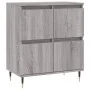 Gray Sonoma plywood sideboard 60x35x70 cm by vidaXL, Sideboards - Ref: Foro24-831210, Price: 67,42 €, Discount: %