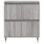 Gray Sonoma plywood sideboard 60x35x70 cm by vidaXL, Sideboards - Ref: Foro24-831210, Price: 67,42 €, Discount: %