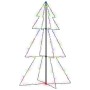 Árbol de Navidad 200 luces LED interior y exterior 98x150 cm