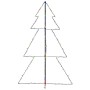 Árbol de Navidad 200 luces LED interior y exterior 98x150 cm