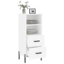 Weißes Sideboard aus Holzwerkstoff, 34,5 x 34 x 90 cm von vidaXL, Sideboards - Ref: Foro24-828676, Preis: 60,39 €, Rabatt: %