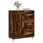 Smoked oak engineered wood sideboard 69.5x34x90 cm by vidaXL, Sideboards - Ref: Foro24-830241, Price: 74,87 €, Discount: %