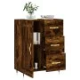 Smoked oak engineered wood sideboard 69.5x34x90 cm by vidaXL, Sideboards - Ref: Foro24-830241, Price: 73,86 €, Discount: %