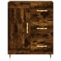 Smoked oak engineered wood sideboard 69.5x34x90 cm by vidaXL, Sideboards - Ref: Foro24-830241, Price: 74,87 €, Discount: %