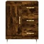 Smoked oak engineered wood sideboard 69.5x34x90 cm by vidaXL, Sideboards - Ref: Foro24-830241, Price: 73,86 €, Discount: %