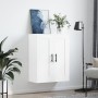 Weißer Wandschrank aus Holzwerkstoff, 69,5 x 34 x 90 cm von vidaXL, Sideboards - Ref: Foro24-830404, Preis: 72,16 €, Rabatt: %