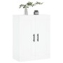 Armario de pared madera de ingeniería blanco 69,5x34x90 cm de vidaXL, Aparadores - Ref: Foro24-830404, Precio: 72,08 €