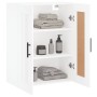 Weißer Wandschrank aus Holzwerkstoff, 69,5 x 34 x 90 cm von vidaXL, Sideboards - Ref: Foro24-830404, Preis: 72,16 €, Rabatt: %