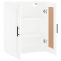 Weißer Wandschrank aus Holzwerkstoff, 69,5 x 34 x 90 cm von vidaXL, Sideboards - Ref: Foro24-830404, Preis: 72,16 €, Rabatt: %