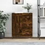 Smoked oak engineered wood sideboard 69.5x34x90 cm by vidaXL, Sideboards - Ref: Foro24-830233, Price: 66,91 €, Discount: %