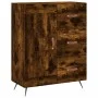 Smoked oak engineered wood sideboard 69.5x34x90 cm by vidaXL, Sideboards - Ref: Foro24-830233, Price: 66,91 €, Discount: %