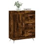 Sideboard aus geräuchertem Eichenholzwerkstoff, 69,5 x 34 x 90 cm von vidaXL, Sideboards - Ref: Foro24-830233, Preis: 67,51 €...