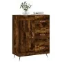 Smoked oak engineered wood sideboard 69.5x34x90 cm by vidaXL, Sideboards - Ref: Foro24-830233, Price: 66,91 €, Discount: %