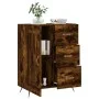 Smoked oak engineered wood sideboard 69.5x34x90 cm by vidaXL, Sideboards - Ref: Foro24-830233, Price: 66,91 €, Discount: %