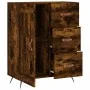 Smoked oak engineered wood sideboard 69.5x34x90 cm by vidaXL, Sideboards - Ref: Foro24-830233, Price: 66,91 €, Discount: %