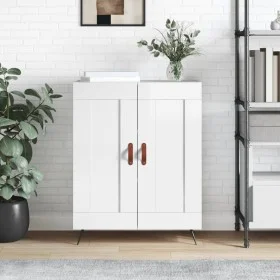 Hochglanzweißes Sperrholz-Sideboard 69,5 x 34 x 90 cm von vidaXL, Sideboards - Ref: Foro24-830166, Preis: 68,86 €, Rabatt: %
