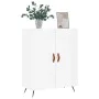 Hochglanzweißes Sperrholz-Sideboard 69,5 x 34 x 90 cm von vidaXL, Sideboards - Ref: Foro24-830166, Preis: 68,86 €, Rabatt: %