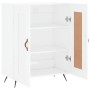 Hochglanzweißes Sperrholz-Sideboard 69,5 x 34 x 90 cm von vidaXL, Sideboards - Ref: Foro24-830166, Preis: 69,76 €, Rabatt: %