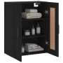 Black engineered wood wall cabinet 69.5x34x90 cm by vidaXL, Sideboards - Ref: Foro24-830405, Price: 85,83 €, Discount: %