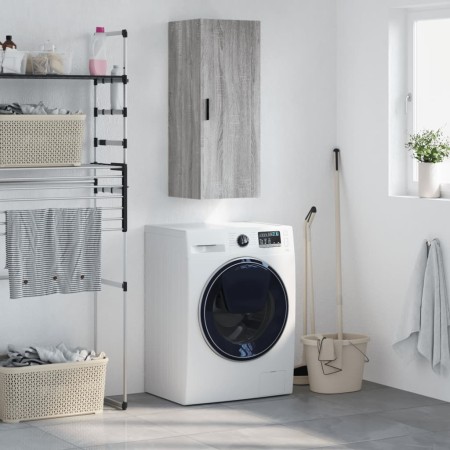 Armario de pared gris Sonoma 34,5x34x90 cm de vidaXL, Aparadores - Ref: Foro24-828874, Precio: 57,86 €, Descuento: %