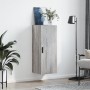 Armario de pared gris Sonoma 34,5x34x90 cm de vidaXL, Aparadores - Ref: Foro24-828874, Precio: 57,86 €, Descuento: %