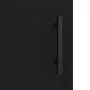 Black engineered wood wall cabinet 69.5x34x90 cm by vidaXL, Sideboards - Ref: Foro24-830405, Price: 85,83 €, Discount: %