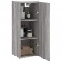 Sonoma grauer Wandschrank 34,5x34x90 cm von vidaXL, Sideboards - Ref: Foro24-828874, Preis: 55,33 €, Rabatt: %