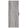 Armario de pared gris Sonoma 34,5x34x90 cm de vidaXL, Aparadores - Ref: Foro24-828874, Precio: 57,86 €, Descuento: %