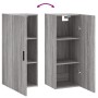 Armario de pared gris Sonoma 34,5x34x90 cm de vidaXL, Aparadores - Ref: Foro24-828874, Precio: 57,86 €, Descuento: %