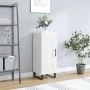 Glossy white plywood sideboard 34.5x34x90 cm by vidaXL, Sideboards - Ref: Foro24-830470, Price: 67,77 €, Discount: %
