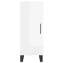 Hochglanzweißes Sperrholz-Sideboard 34,5 x 34 x 90 cm von vidaXL, Sideboards - Ref: Foro24-830470, Preis: 67,77 €, Rabatt: %