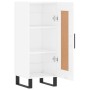 Hochglanzweißes Sperrholz-Sideboard 34,5 x 34 x 90 cm von vidaXL, Sideboards - Ref: Foro24-830470, Preis: 68,64 €, Rabatt: %