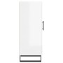 Aparador de madera contrachapada blanco brillante 34,5x34x90 cm de vidaXL, Aparadores - Ref: Foro24-830470, Precio: 68,58 €, ...