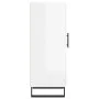 Aparador de madera contrachapada blanco brillante 34,5x34x90 cm de vidaXL, Aparadores - Ref: Foro24-830470, Precio: 67,77 €, ...