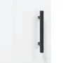 Aparador de madera contrachapada blanco brillante 34,5x34x90 cm de vidaXL, Aparadores - Ref: Foro24-830470, Precio: 67,77 €, ...