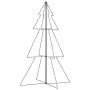 Árbol de Navidad 240 luces LED interior y exterior 118x180 cm