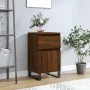 Oak brown engineered wood sideboard 40x35x70 cm by vidaXL, Sideboards - Ref: Foro24-831178, Price: 46,38 €, Discount: %