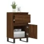 Oak brown engineered wood sideboard 40x35x70 cm by vidaXL, Sideboards - Ref: Foro24-831178, Price: 46,38 €, Discount: %