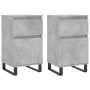 Sideboards 2 Stück betongraues Holzwerkstoff 40x35x70 cm von vidaXL, Sideboards - Ref: Foro24-831173, Preis: 74,48 €, Rabatt: %